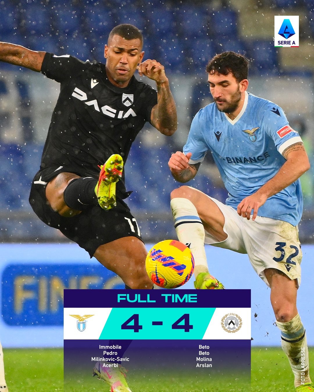 乌迪内斯客场力克切沃，取得反弹